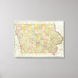 Iowa 6 canvas afdruk