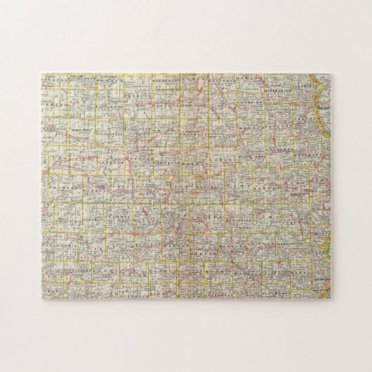 Iowa 6 legpuzzel (Horizontaal)