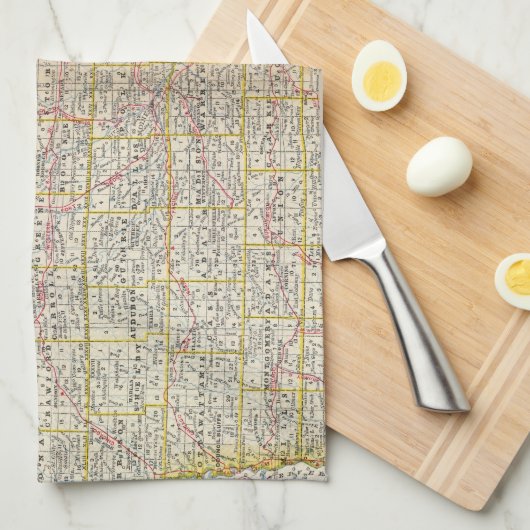 Iowa 6 theedoek (Quarter Fold)