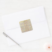 Iowa 6 vierkante sticker (Envelop)