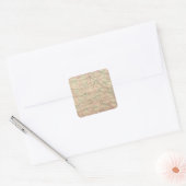 Iowa 6 vierkante sticker (Envelop)