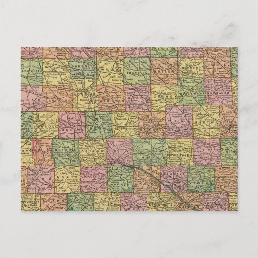 Iowa 8 briefkaart (Voorkant)