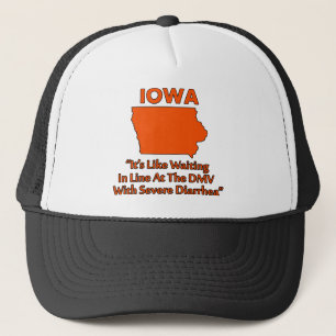 Iowa - Als wachten in de rij bij de RDW... Trucker Pet