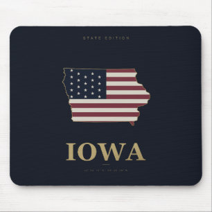 Iowa Amerikaanse Silhouet Muismat
