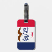 Iowa Bagagelabel (Achterkant verticaal)