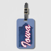 Iowa Bagagelabel (Voorkant (verticaal))