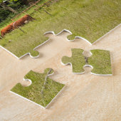 Iowa Barn met veetransport Legpuzzel (Zijkant)