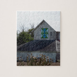 Iowa Barn op het platteland met een watje Legpuzzel