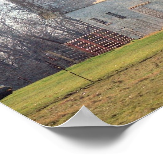 Iowa Barn Poster (Hoek)