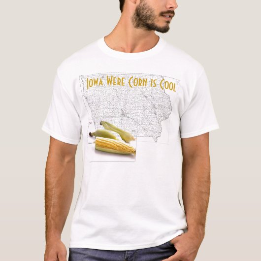 Iowa Be Corn is cool T-shirt (Voorkant)