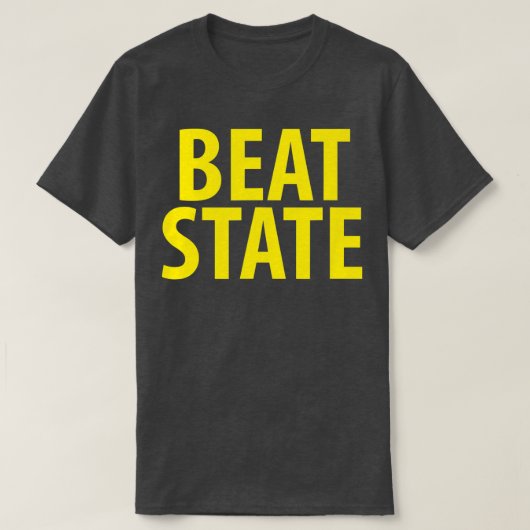 Iowa Beat State House Divided State of IA T-shirt (Design voorkant)