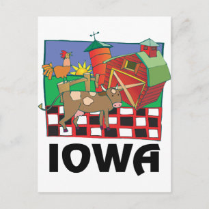 Iowa Boerderij Briefkaart