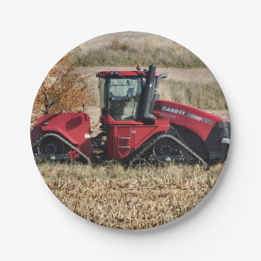 Iowa Boerderij Papieren Bordje (Voorkant)