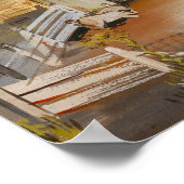 Iowa Boerderij Ruth Ziegler Rustic Americana Art Poster (Hoek)