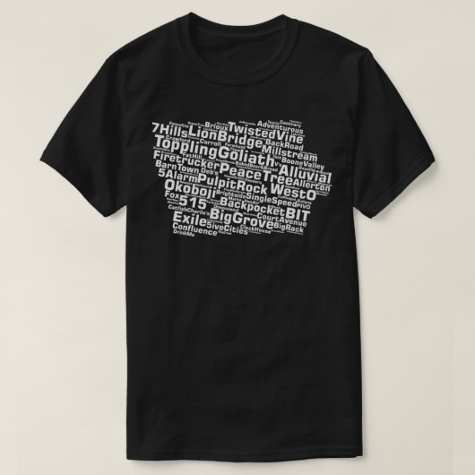 Iowa Breweries  T-shirt (Design voorkant)