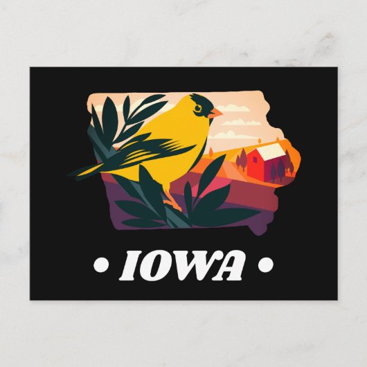 Iowa Briefkaart (Voorkant)