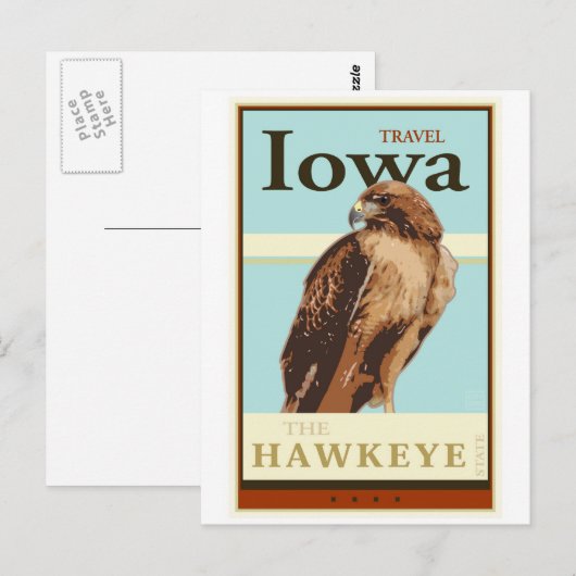 iowa briefkaart (Voorkant / Achterkant)
