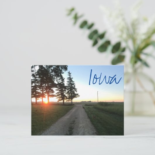 Iowa Briefkaart (Staand voorkant)