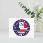 Iowa Briefkaart (Staand voorkant)