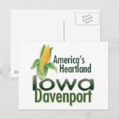 IOWA BRIEFKAART (Voorkant / Achterkant)
