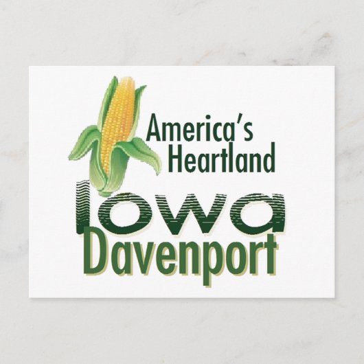 IOWA BRIEFKAART (Voorkant)