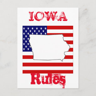 IOWA BRIEFKAART