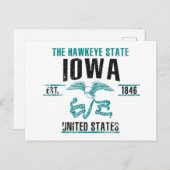 Iowa Briefkaart (Voorkant / Achterkant)