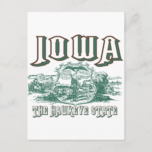 Iowa Briefkaart (Voorkant)