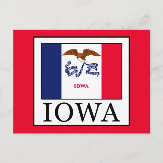 Iowa Briefkaart (Voorkant)