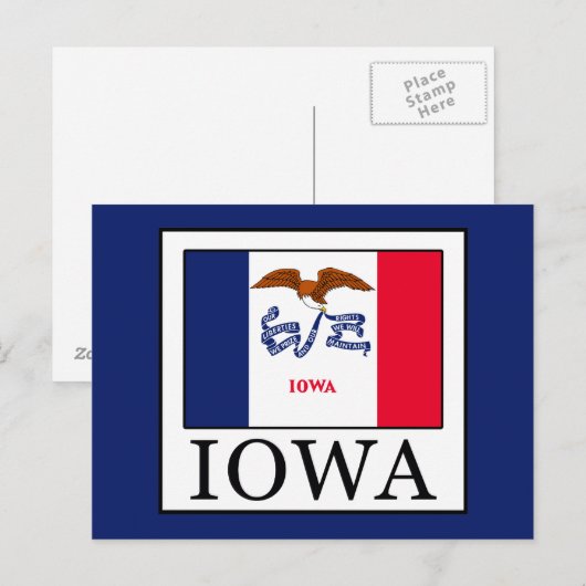 Iowa Briefkaart (Voorkant / Achterkant)
