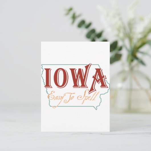Iowa Briefkaart (Staand voorkant)