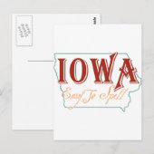 Iowa Briefkaart (Voorkant / Achterkant)