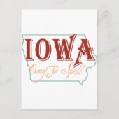 Iowa Briefkaart (Voorkant)