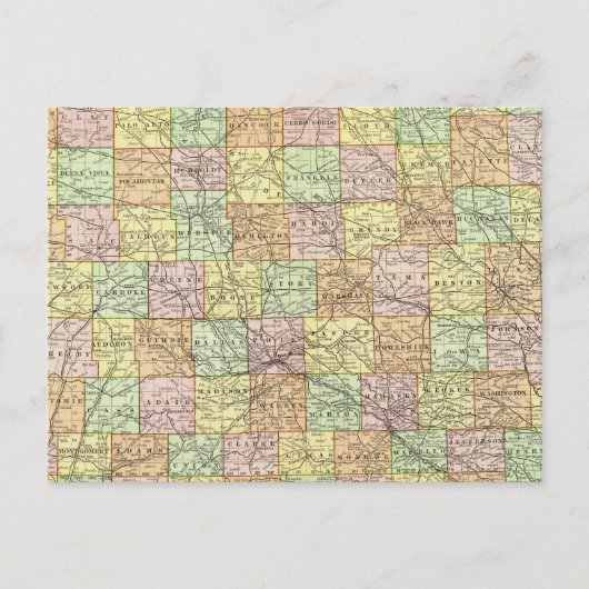 Iowa Briefkaart (Voorkant)