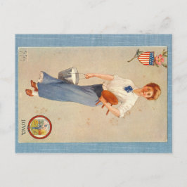 Iowa briefkaart, beurs van 1907 briefkaart