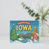 IOWA-Briefkaart Briefkaart (Staand voorkant)