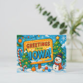 IOWA-Briefkaart Briefkaart (Staand voorkant)