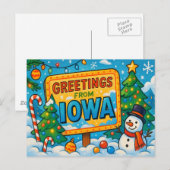 IOWA-Briefkaart Briefkaart (Voorkant / Achterkant)