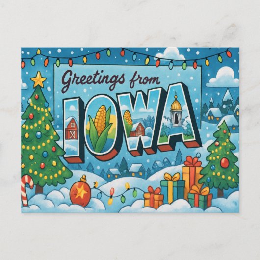 IOWA-Briefkaart Briefkaart (Voorkant)