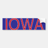 Iowa Bumpersticker (Voorkant)