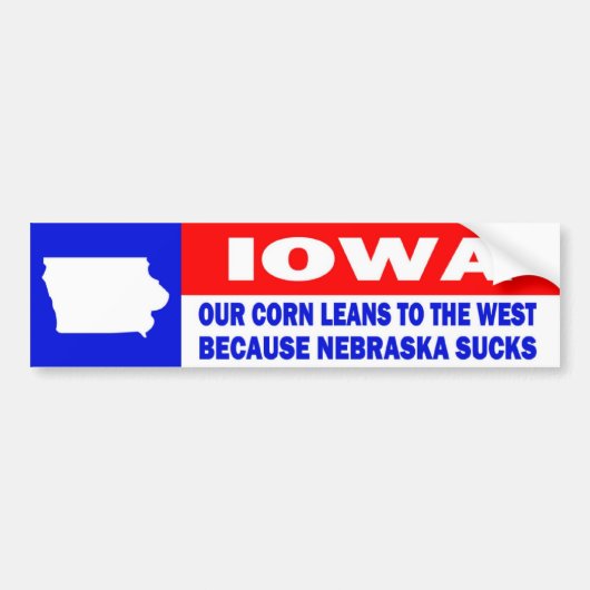 IOWA BUMPERSTICKER (Voorkant)