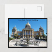 Iowa Capitol Briefkaart (Voorkant / Achterkant)
