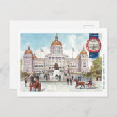  Iowa Capitol met zegel Briefkaart (Voorkant / Achterkant)