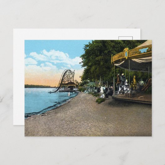 Iowa Carousel Briefkaart (Voorkant / Achterkant)