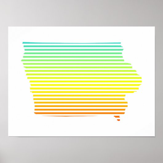 iowa chill fade poster (Voorkant)