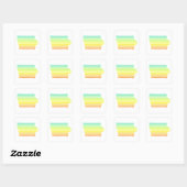 iowa chill fade vierkante sticker (Vel)