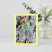 Iowa Cicada komt uit de schelp Briefkaart (Staand voorkant)