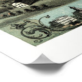 Iowa City, IA Panoramic Map - 1868 Poster (Hoek)