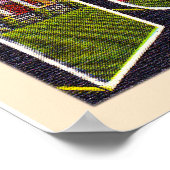 Iowa City Iowa IA groot Briefkaart Poster (Hoek)