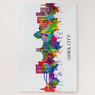 Iowa City Iowa Skyline Legpuzzel